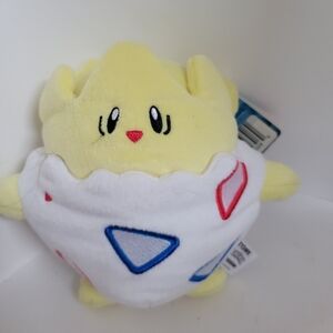 TOGEPI • Pokemon Tomy Nintendo 2017 Game Freak Plush Stuffed Animal Yellow